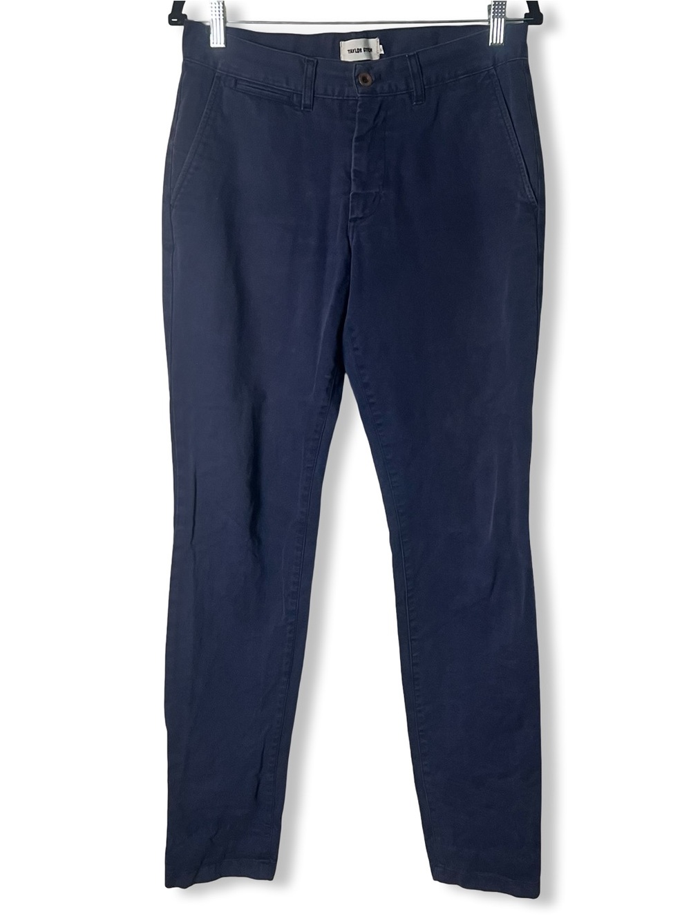 Taylor Stitch The Slim Chino Mens Navy Blue Flat Front Pants Sz. 31